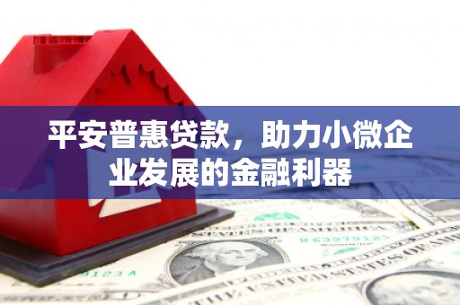 万江平安普惠贷款，助力小微企业发展的金融利器